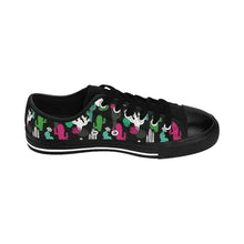 Load image into Gallery viewer, Midnight Cactus Canvas Sneakers NEW!