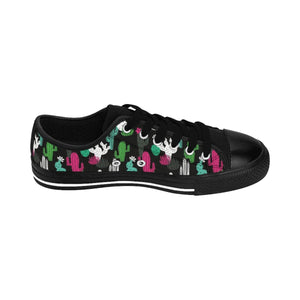 Midnight Cactus Canvas Sneakers NEW!