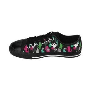 Midnight Cactus Canvas Sneakers NEW!