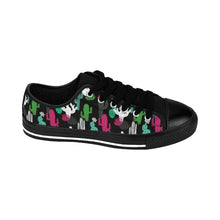 Load image into Gallery viewer, Midnight Cactus Canvas Sneakers NEW!