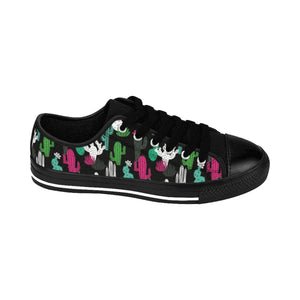 Midnight Cactus Canvas Sneakers NEW!