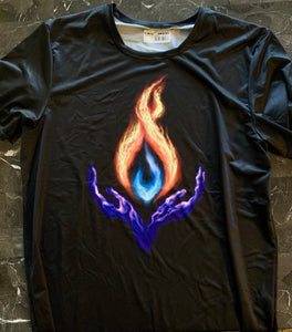 Power Flame Athletic T-shirt NEW!