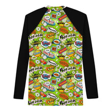 Load image into Gallery viewer, Comic Green Men&#39;s Rash Guard