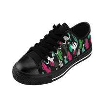 Load image into Gallery viewer, Midnight Cactus Canvas Sneakers NEW!