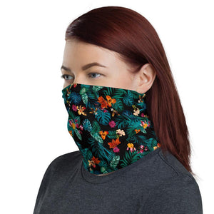Tropical Bloom | Neck Gaiter Face Mask Covering | FREE SHIPPING FOR USA 🇺🇸