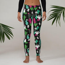 Load image into Gallery viewer, Midnight Cactus Leggings