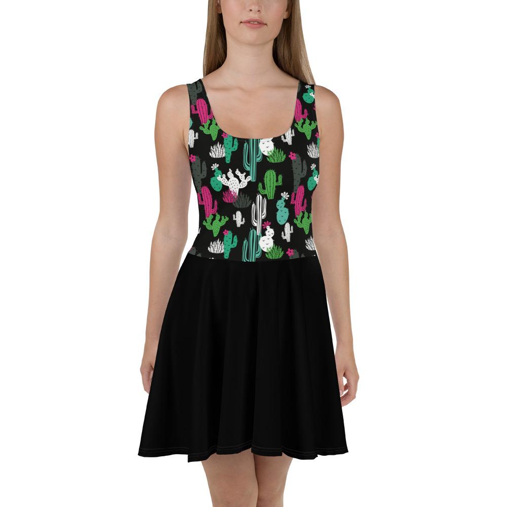Midnight Cactus Dress