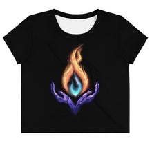 Load image into Gallery viewer, Power Flame Crop Tee