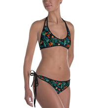 Load image into Gallery viewer, Tropical Bloom Reversible Bikini