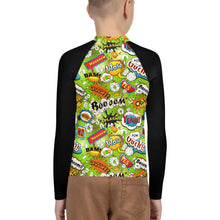 Load image into Gallery viewer, Comic Green Boys Youth Rash Guard | FREE SHIPPING FOR USA 🇺🇸