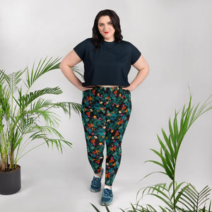 Tropical Bloom Plus Size Leggings