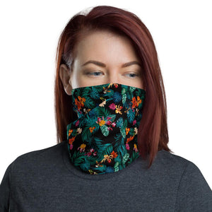 Tropical Bloom | Neck Gaiter Face Mask Covering | FREE SHIPPING FOR USA 🇺🇸