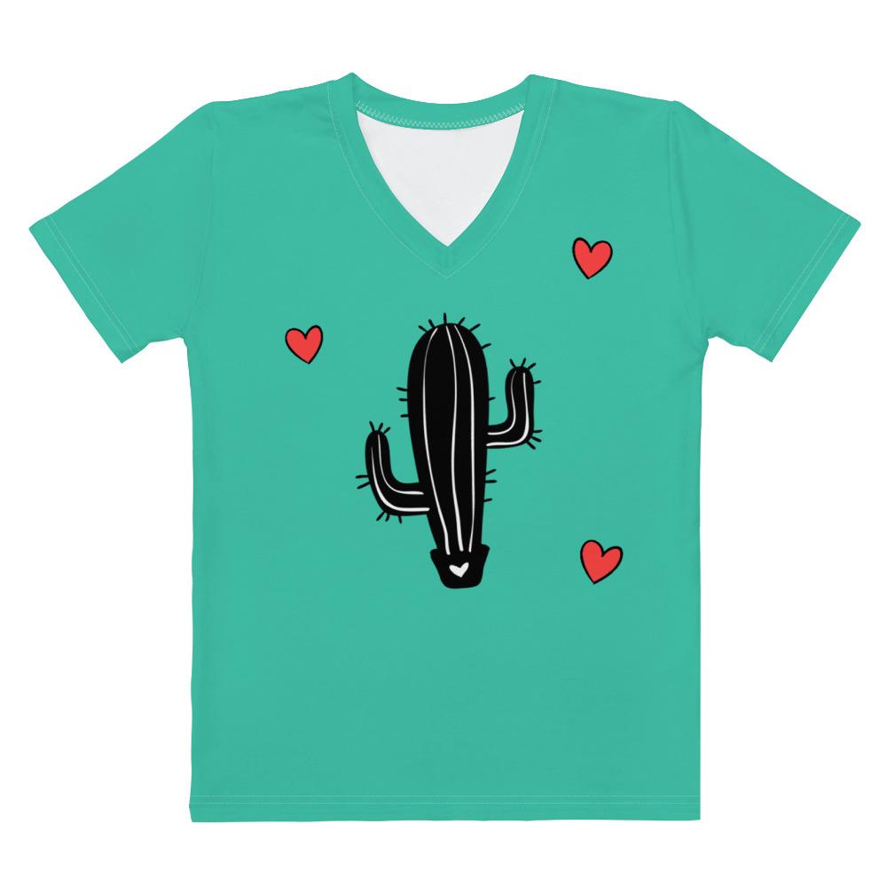 Cactus Love Women's V-neck | FREE SHIPPING FOR USA 🇺🇸