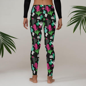 Midnight Cactus Leggings