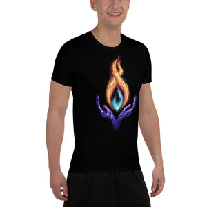 Power Flame Athletic T-shirt NEW!