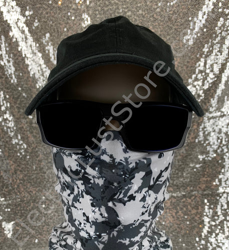 Gray Camo | Neck Gaiter Face Mask Covering | FREE SHIPPING FOR USA 🇺🇸