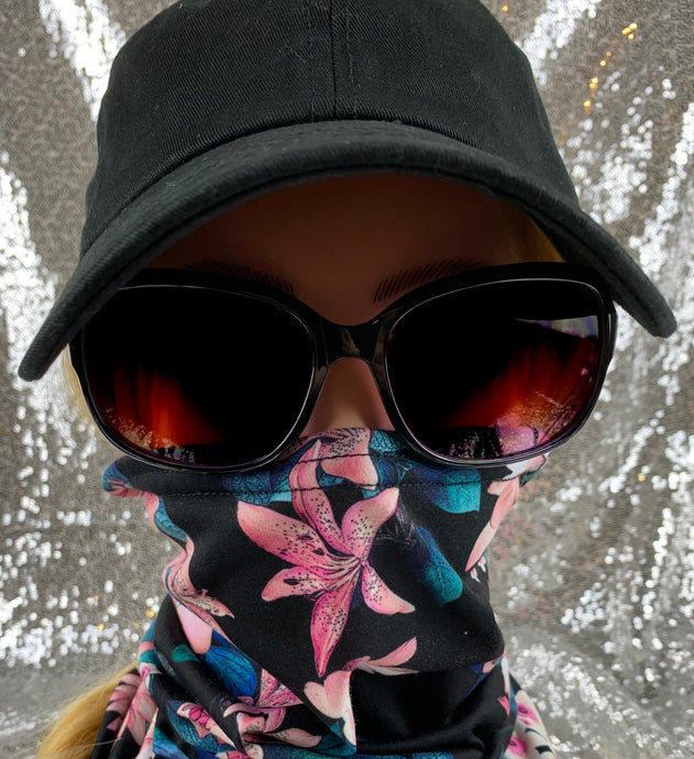 Pink Bloom | Neck Gaiter Face Mask Covering | FREE SHIPPING FOR USA 🇺🇸