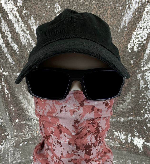 Pale Violet Red Camo | Neck Gaiter Face Mask Covering | FREE SHIPPING FOR USA 🇺🇸